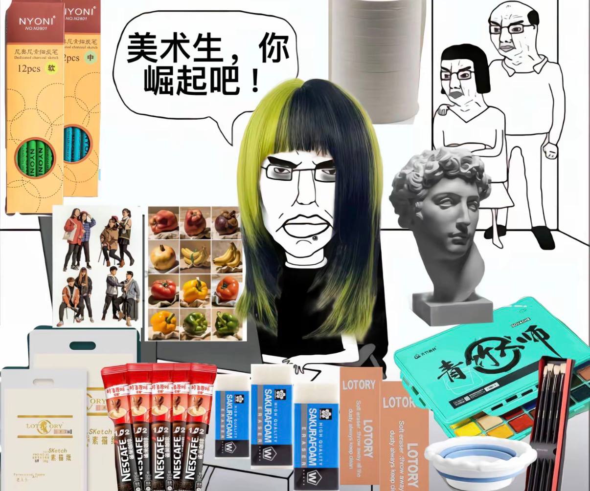 艺术生炒币 - 画K线图的日子